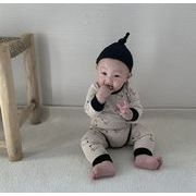 秋冬新作   韓国風子供服      ベビー服  ロンパース +  レギンス + 帽子  3点セット