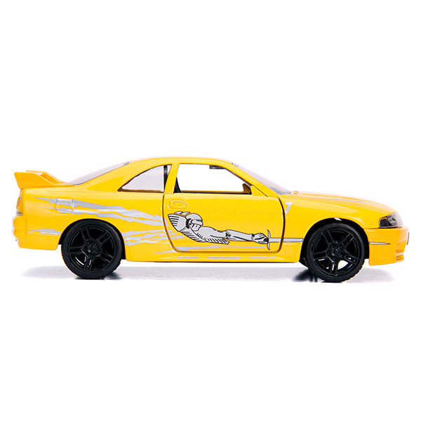 ワイルドスピードシリーズNissan Skyline GT-Rイエロー 1/32 JADATOYS 1:32 ワイルドスピードダイキャストカー LEON'S NISSAN