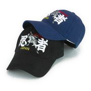 年間品　「忍者」刺繍6パネルキャップ　ヤング帽子