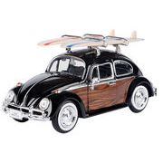 VW Beetle With Surfboard