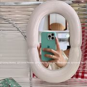 INS   人気 卓上ミラー   おしゃれ   セラミックス   化粧鏡   卓上型  鏡  創意撮影装具  韓国風  化粧台