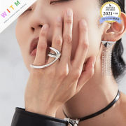指輪 リング レトロ ジオメトリ 素敵なデザイン 開口指輪 ファッション