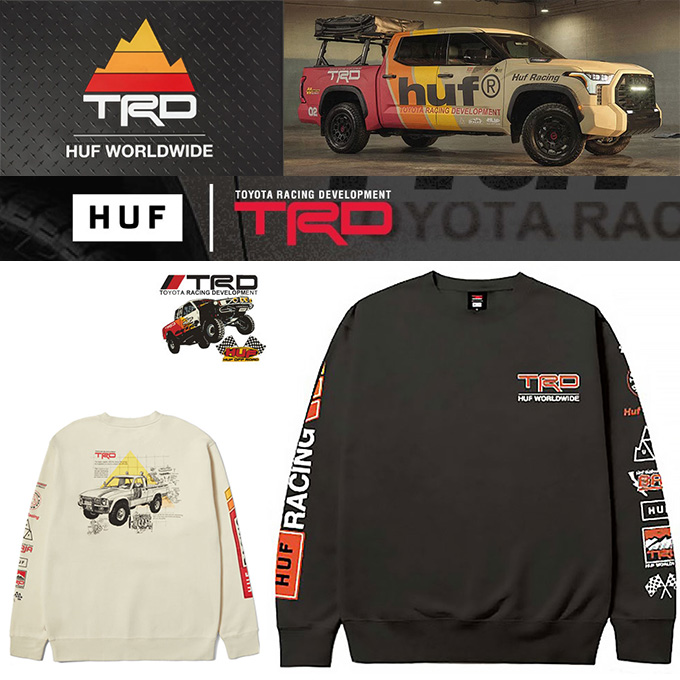 HUF×TRD CONCEPT CREWNECK FLEECE  21362