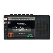 WNTECH MicroSDUSB録音対応モノラルラジカセ SCT-R227K
