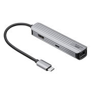 サンワサプライ USB Type-Cマルチ変換アダプタ(HDMI+LAN付) USB-3T