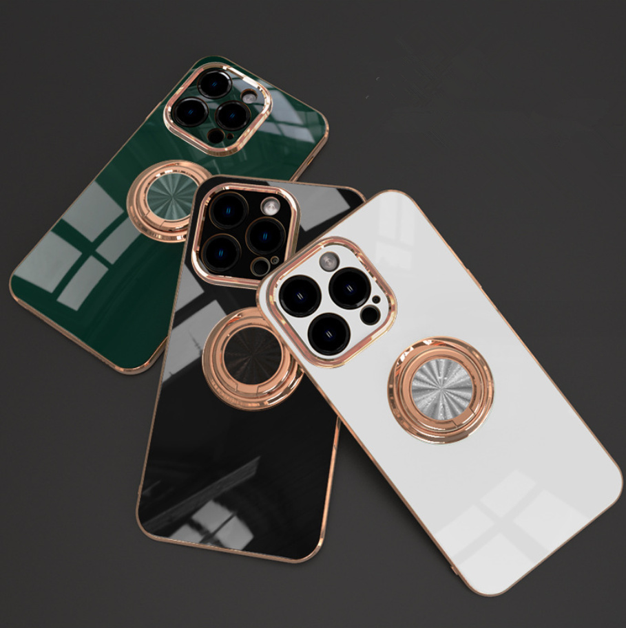 韓国ファション スマホケース アイフォン スマホケース iphoneケース  iPhone 15 スマホリング付 ケース