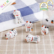 2023新作 猫 箸置き 食器 キッチン用品 食器収納ラックセラミックス 可愛い 陶器