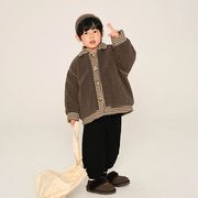 2023新作 韓国風子供服  男の子 アウター  上着 コートジャケットジャケットコート 90-140cm