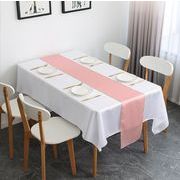 ティーテーブルマット ブライダルテーブルクロス 宴会テーブルクロス 装飾テーブルクロス 純色