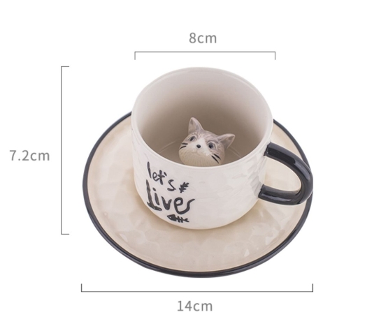 B331s コーヒーカップ　一組　作者不詳　変形　モダンアート B331s コーヒーカップ 一組 作者不詳 変形 モダンアート