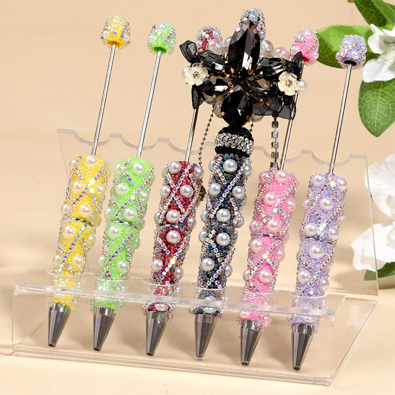カスタムボールペン キラキラビーズボールペン 手芸DIY 筆記用具