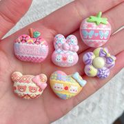 樹脂デコパーツ DIY素材 貼り付けパーツ デコ素材 バッグ手芸材料衣類と靴帽子アクセサリーパーツ