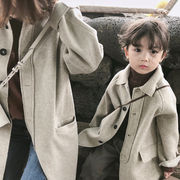 2023新作 韓国子供服 子供用綿入れ 親子カーディガンのコート ジャケット  女の子  100-130CM