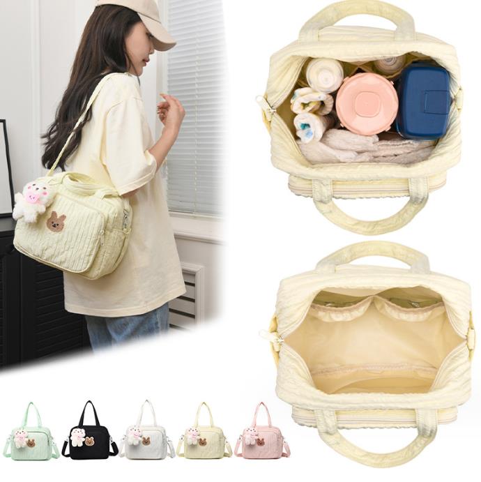 INS バッグを斜めにし 手提げ袋 収納バッグ  大容量 物入れ袋  ファッション雑貨 韓国風  ベビー用品