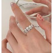レディース  INS 大人気  レトロ  デザイン感  気質  リング  韓国風   シンプル  開口指輪   アクセサリー