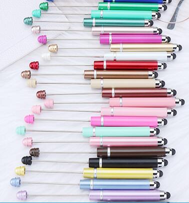 ビーズボールペン パーツ 全30色 1本 オリジナルボールペン 手作り用　DIY