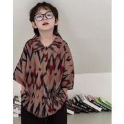 2024 INS 夏新作  韓国風子供服   花柄 シャツ or  キャミソール+スカート  2点セット