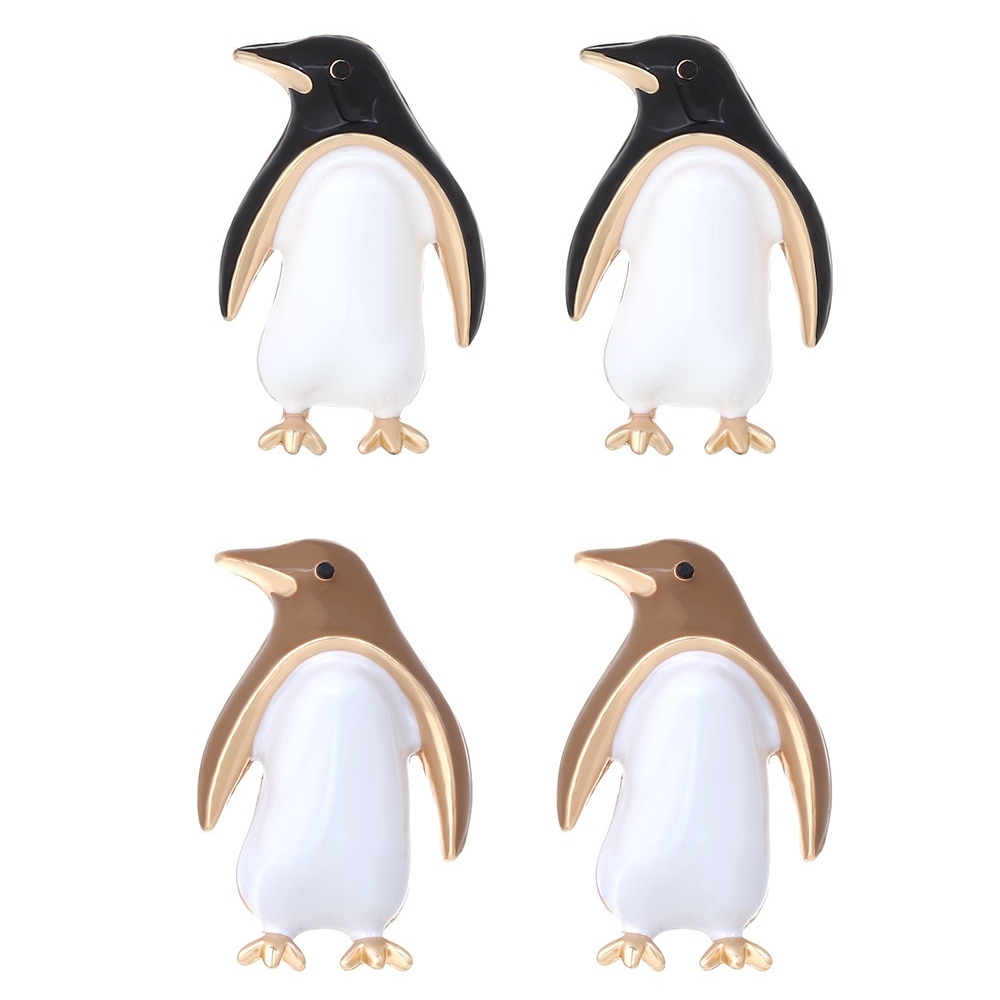 ペンギン ピアス  ファッション  動物 ペンギン  イヤリング   ペンギンのアクセサリー