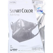 [メーカー欠品]超快適マスク スマートカラー(SMART COLOR) アッシュグレー ふつうサイズ 7枚入