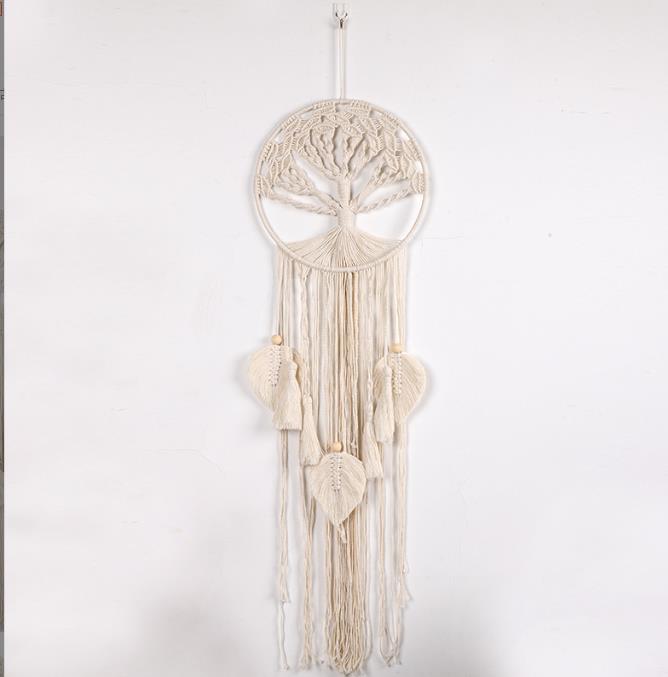 生命の木の飾り インスタ 北欧風 手編みのペンダント タペストリー ボヘミアン風 ホームペンダント