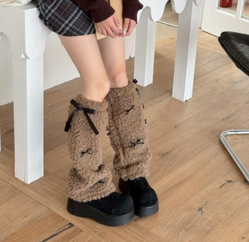 レッグカバー レッグウォーマー フットカバー ルーズソックス風