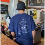 予約販売（5月初旬出荷予定）2024春夏　Tシャツ　SURFERS COFFEE  WAVE IN CUP　T　ネイビー