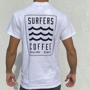 2024春夏　Tシャツ SURFERS COFFEE バックロゴ T ホワイト