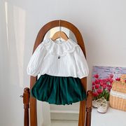 2024年新 韓国風子供服 ベビー服 女兼用  ロンパースパンツ 半ズボン 長袖ロンパース66-100cm