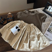 韓国風子供服 ベビー服 女の子  トップス  Tシャツ+ジーパン 分けて販売 80-130cm