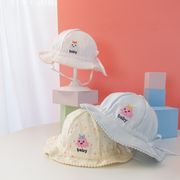 2024新作子供帽子 キッズ帽子 ベビー帽子 紫外線対策 日焼け止め帽子 赤ちゃん帽子  薄い漁師の帽子
