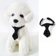 犬 猫 調節可能なペットの首輪 英国スタイルのネクタイ首輪  タオル  蝶ネクタイ かわいい  小型犬
