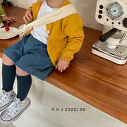 子供服、春夏の5点パンツ、韓国のルーズジーンズトレンド