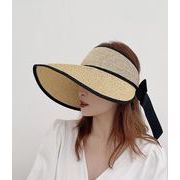 帽子 レディース  折りたたみ UVカット 夏 携帯 麦わら帽子 アウトドア つば広帽子 ビーチ サンバイザー
