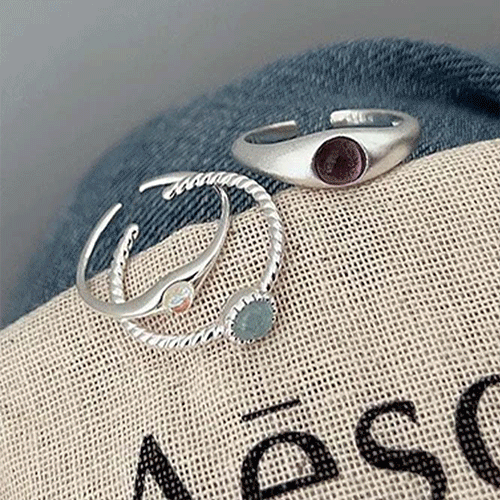 【韓国風】プチプラ韓国　金アレ対応素材　S925コーティング silverring　アクセサリー    リング   指輪