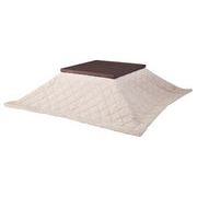 MITASインテリア 薄掛こたつ布団 正方形 ツイードこたつ ベージュ KK-101BE