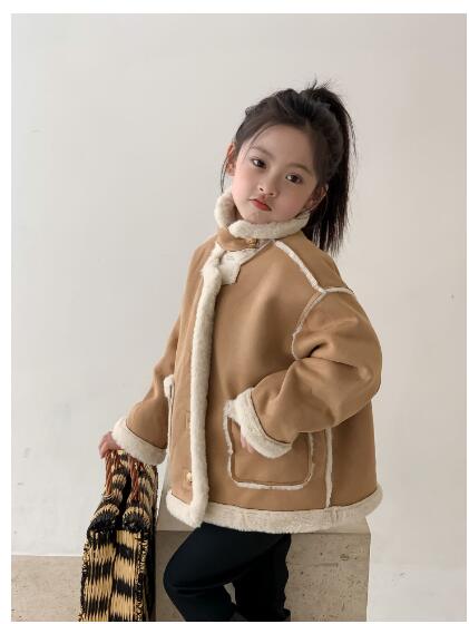 ジャケット　アウター 子供/女の子 暖かい 秋服冬服 カジュアル　クマ　かわいい　韓国風