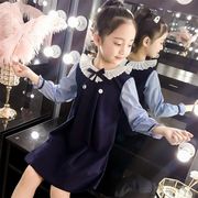 ワンピース レースドレス 韓国子供服 ジュニア dress 通学/通園 ワンピ キッズ用プルオーバー