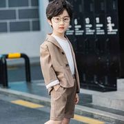 3点キッズ 男の子 スーツ フォーマル 子供服 上下セット カジュアルスーツ 韓国風 結婚式