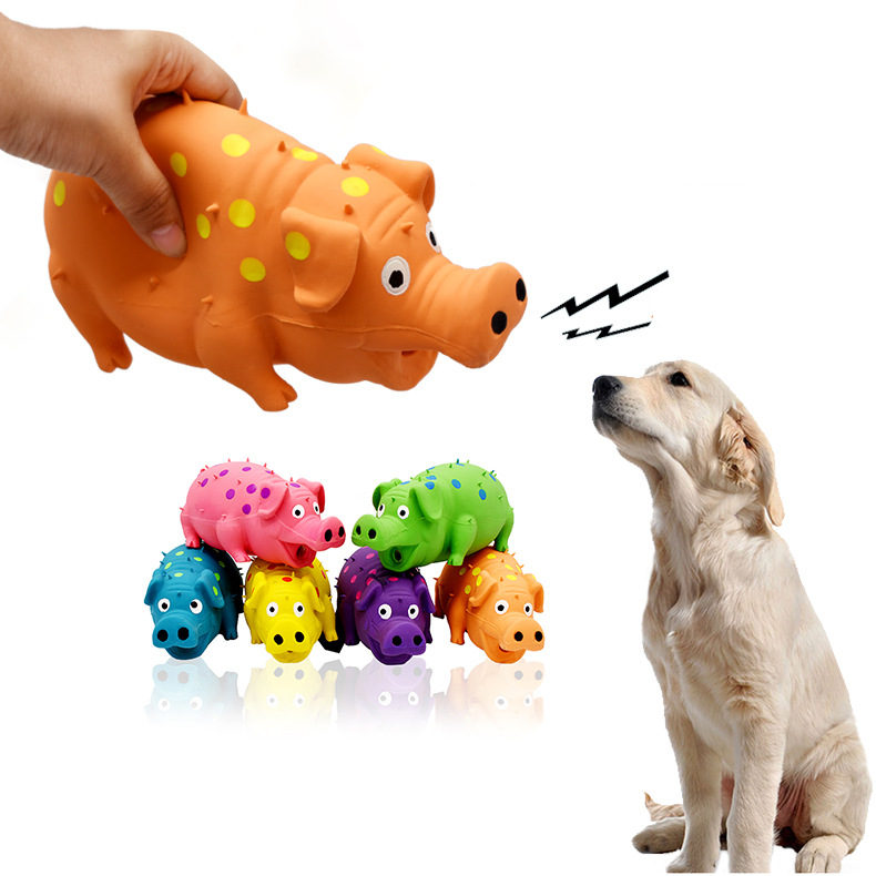 犬、ペットのおもちゃ、ラテックス、声、ペットのラテックスのおもちゃ、叫ぶ豚、犬用
