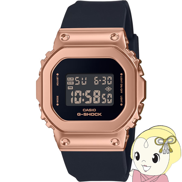 カシオ CASIO 腕時計 G-SHOCK ダウンサイジング ピンクゴールド メタル GM-S5600UPG-1JF