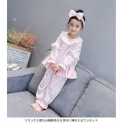 女児 ルームウェア 上下２点セット キッズ モコモコ 部屋着 秋冬物 厚手 女の子 パジャマ 姫系
