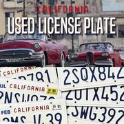 【激レア！】【ヴィンテージ】CALIFORNIA USED CAR NUMBER PLATE カルフォルニア ナンバープレート