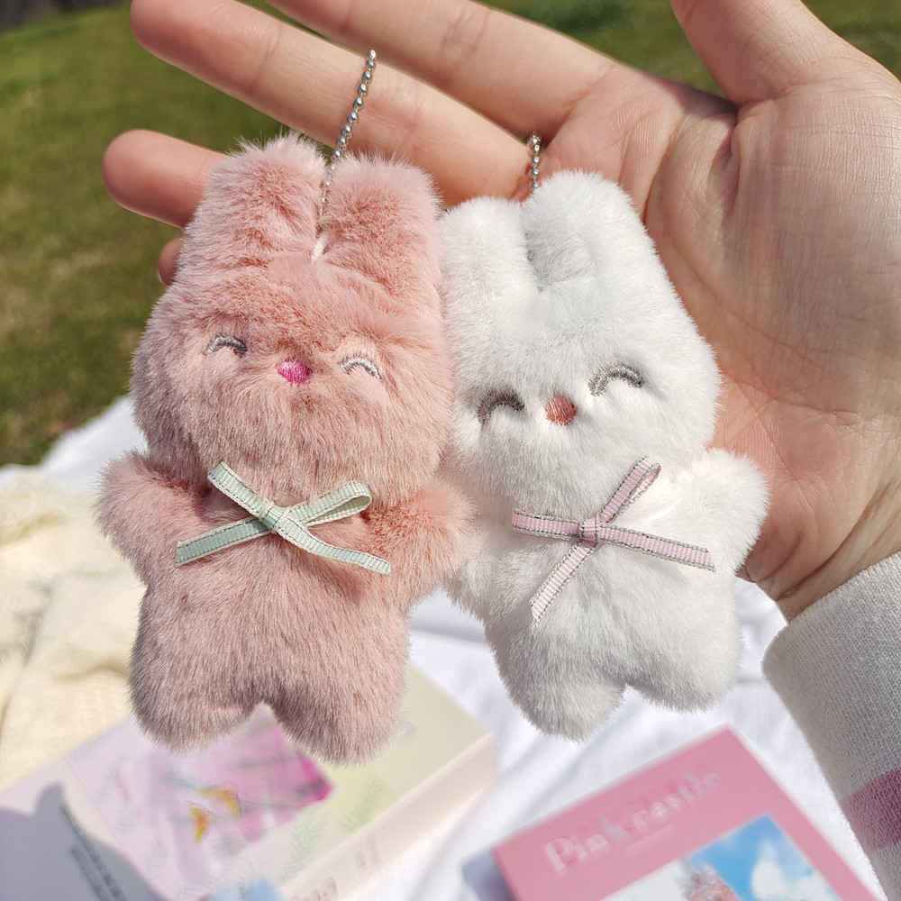 5色 ぬいぐるみキーホルダー かわいい うさぎ キーホルダー 韓国流行 友情キーホルダー | 卸売・ 問屋・仕入れの専門サイト【NETSEA】