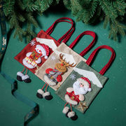 クリスマス、サンタクロース、クリスマストートバッグ、ギフトバッグ、クリスマスツリーの飾り