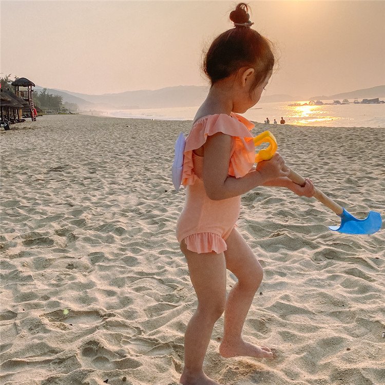 水着 子供 女の子 夏 子供服 キッズ 女児 ベビー水着 おしゃれ 韓国子供服 ワンピース オールインワン