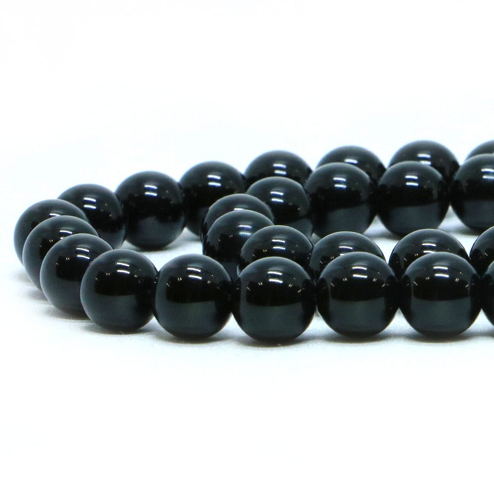 モリオン【丸玉】8mm【天然石 ビーズ パワーストーン】