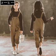 韓国子供服 ２点セット 春秋 カジュアル ナチュラル tシャツ+ズボン 長袖 オールインワン セットアップ
