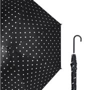 長傘 レディース   ドット  長柄 遮光 遮熱 UVカット 紫外線対策 長傘 日傘 雨傘 晴雨兼用