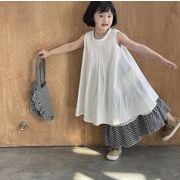 【2024夏新作】韓国風子供服    ワンピース    チョッキスカート   スカート   カジュアル  90-150cm