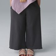 子供服　90~150cm　キッズロングパンツ　フリルパン　親子ペア　韓国キッズ服